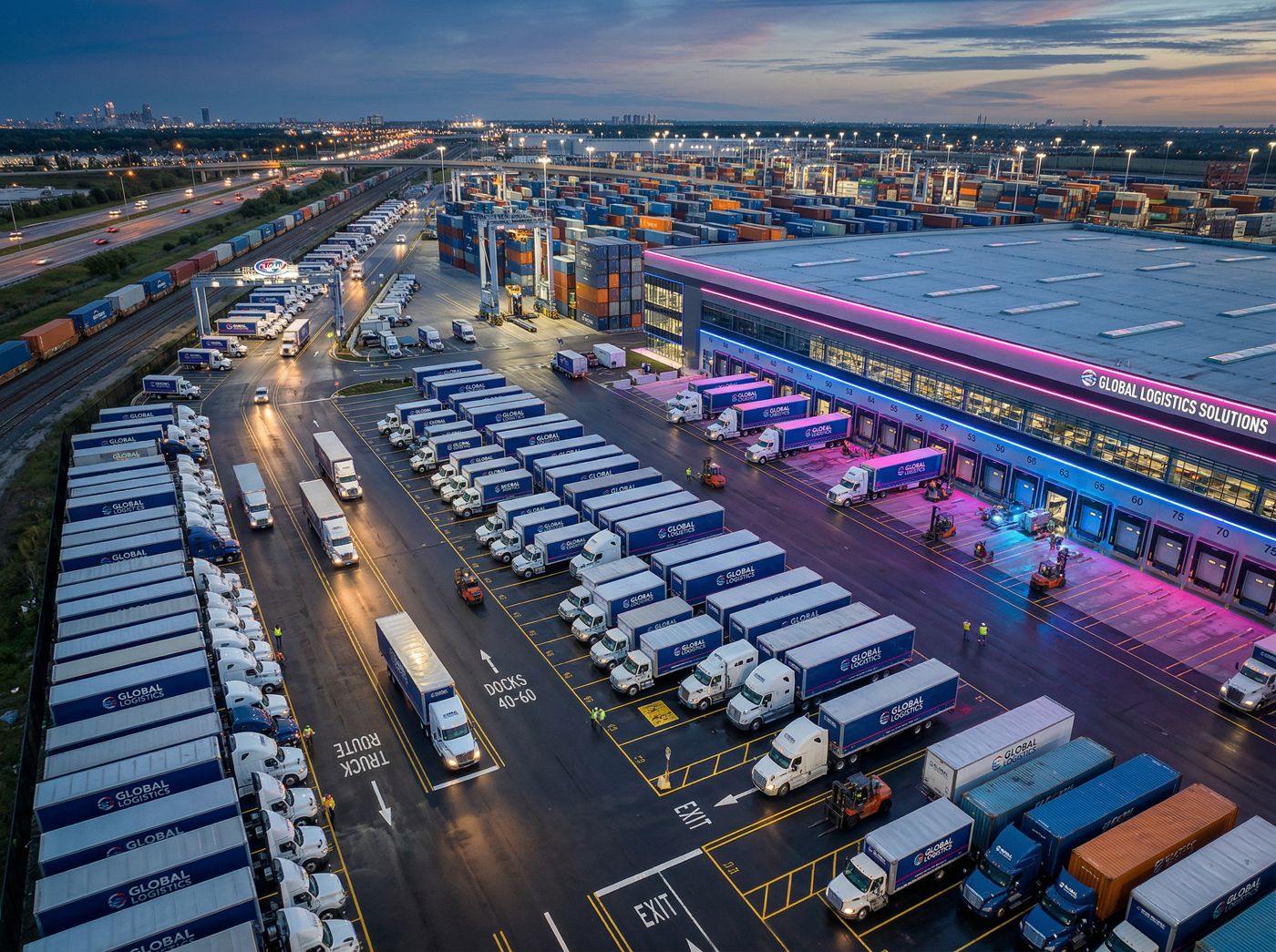 Transportation logistics hub